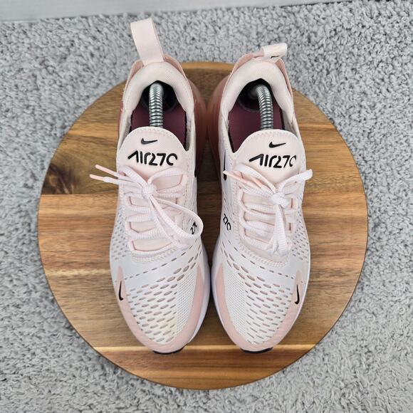 Nike Women 8 Air Max 270 Light Soft Pink Casual Daily Lifestyle Athletic Sneaker - Picture 5 of 13